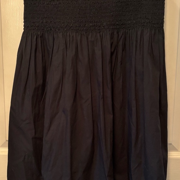 J Crew Size Medium Smocked Drop-waist Dress in Cotton Poplin - Picture 7 of 8